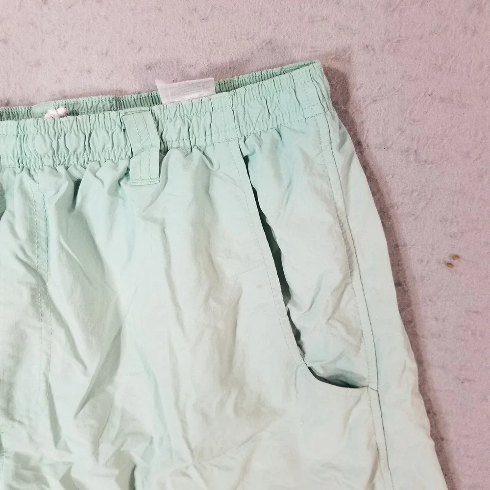 Columbia PFG swim shorts men's large green nylon fishing outdoor adventure
